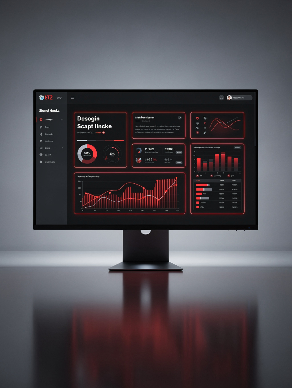 Data dashboard for gym performance